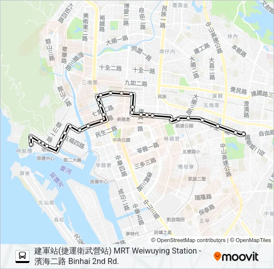巴士248的線路圖
