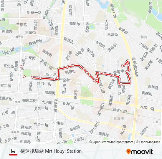 巴士紅29的線路圖