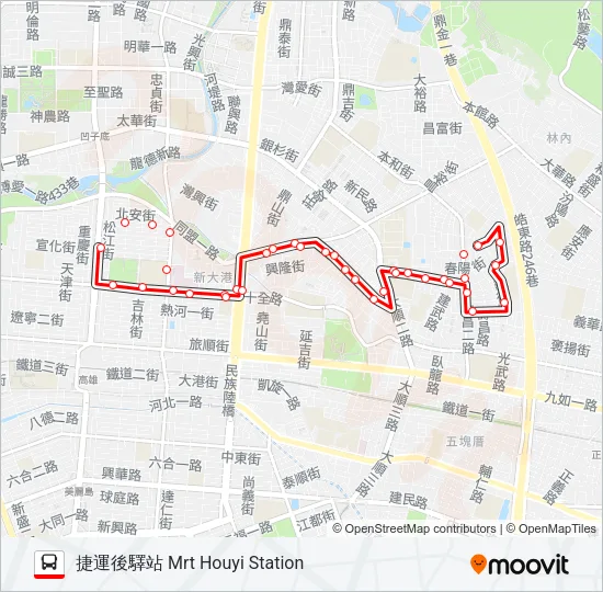 巴士紅29的線路圖