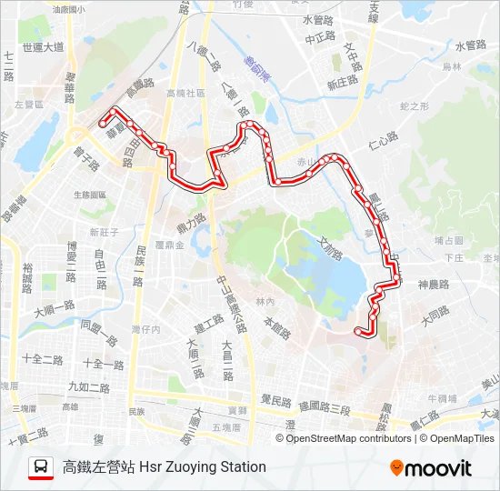 紅61 Bus Line Map