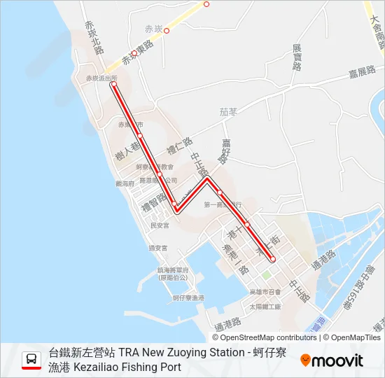 紅53梓官幹線-主 Bus Line Map
