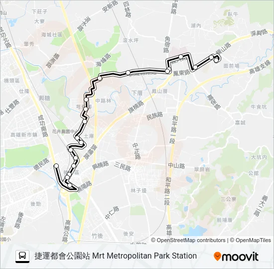 97 Bus Line Map