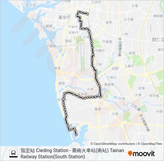 239 Bus Line Map