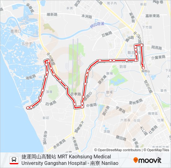 巴士紅78的線路圖