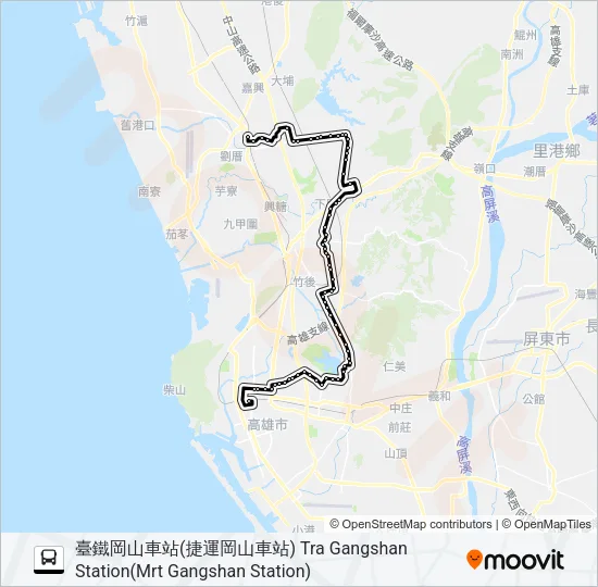 8008 Bus Line Map