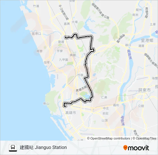 8008 Bus Line Map
