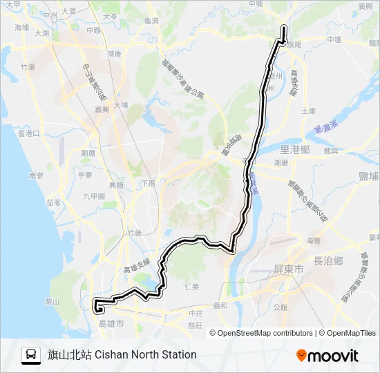 8009 Bus Line Map
