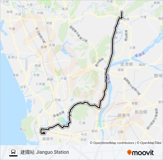 8009 bus Line Map