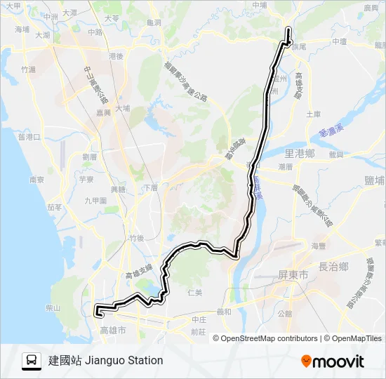 8009 Bus Line Map