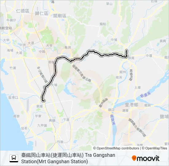 8012 Bus Line Map