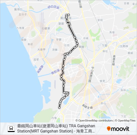巴士8015的線路圖