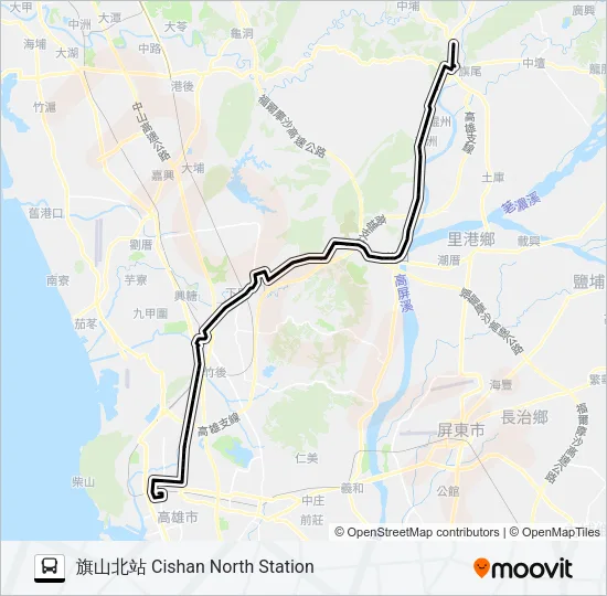 巴士8023的線路圖