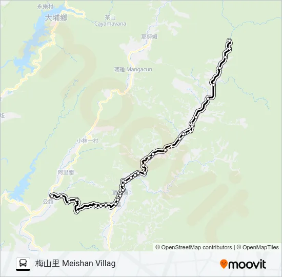 8029 Bus Line Map