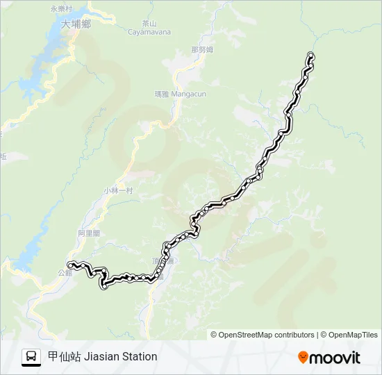 8029 Bus Line Map