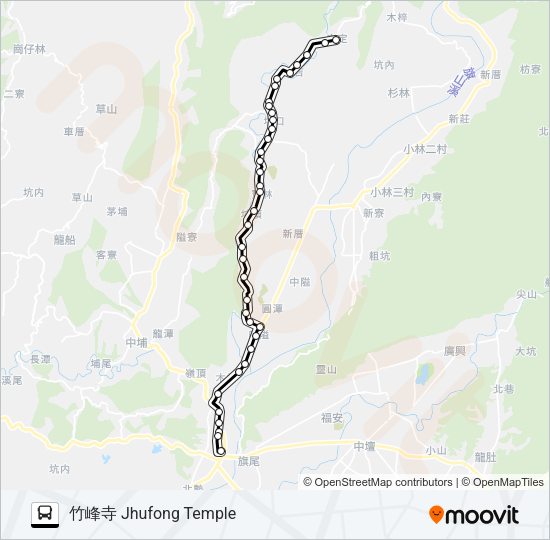 巴士8036的線路圖