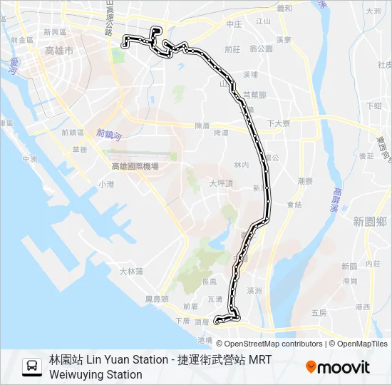 橘11A Bus Line Map