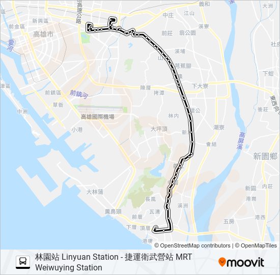 橘11B bus Line Map