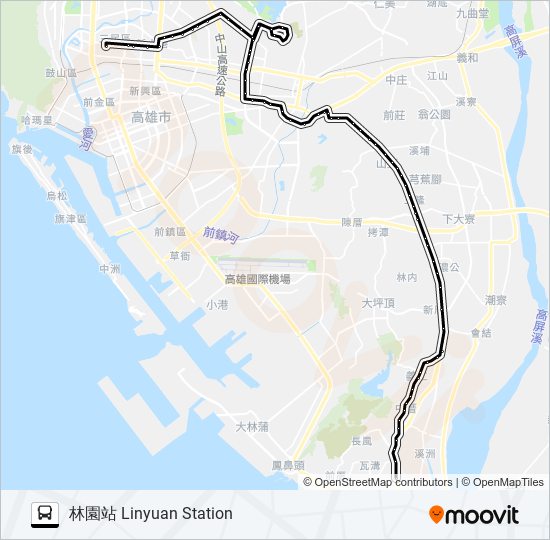 8041A bus Line Map