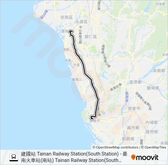 巴士8046A的線路圖