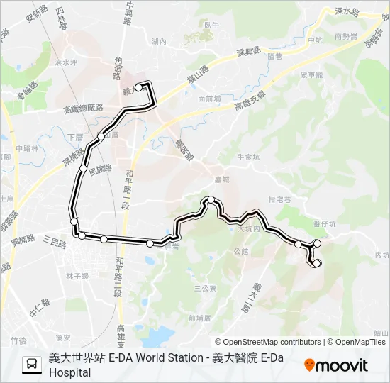 96 Bus Line Map