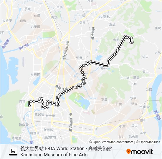 巴士8502的線路圖