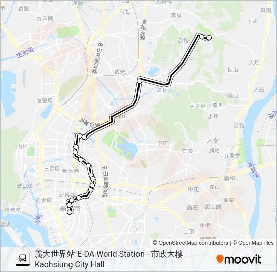 巴士8503的線路圖
