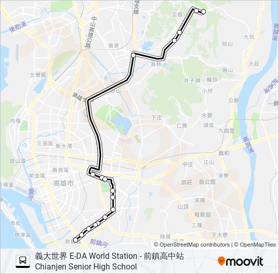 8505 bus Line Map