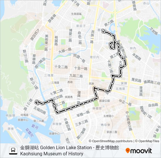 巴士76的線路圖