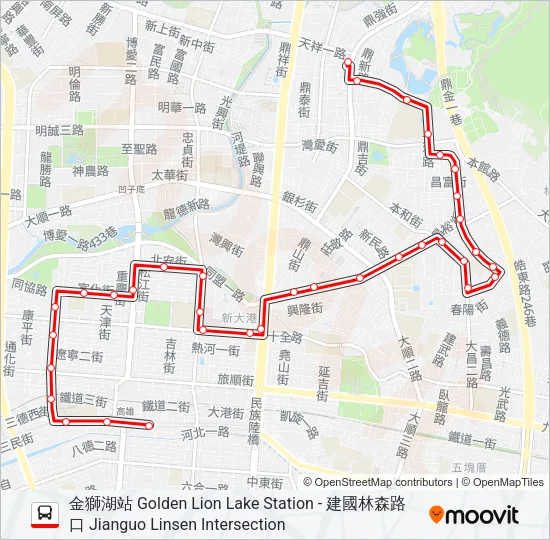 紅31 Bus Line Map