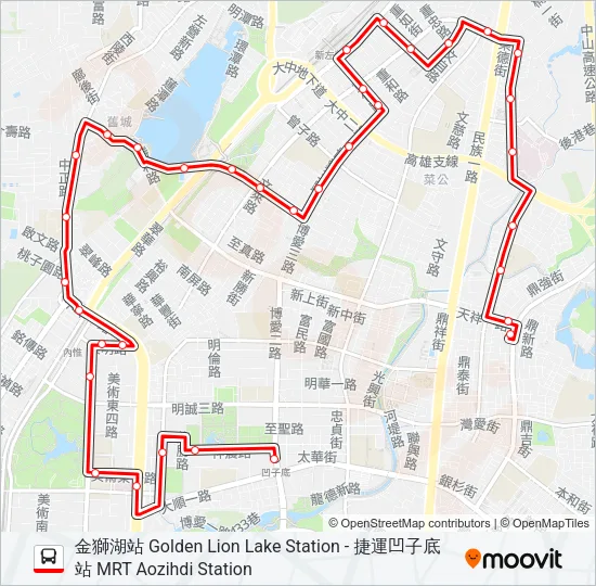 紅35 Bus Line Map