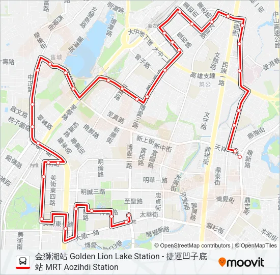 紅35 Bus Line Map