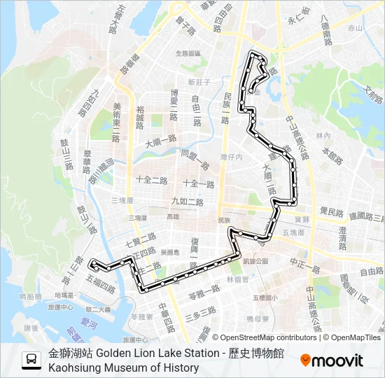 77昌福幹線 Bus Line Map