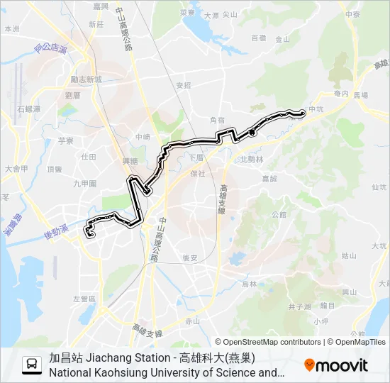 7C Bus Line Map