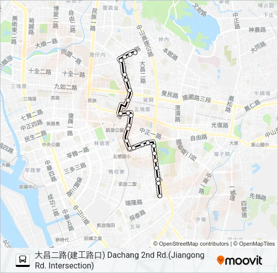 81 Bus Line Map