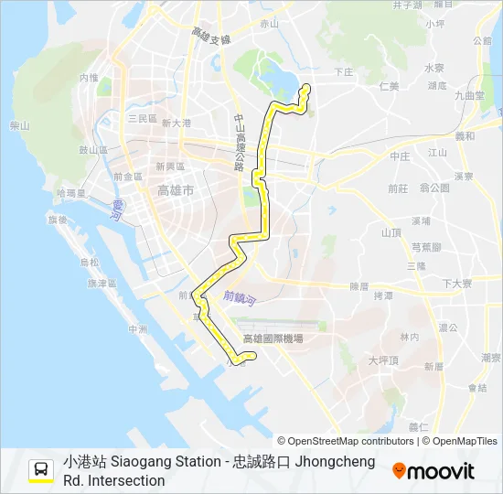 黃2C Bus Line Map