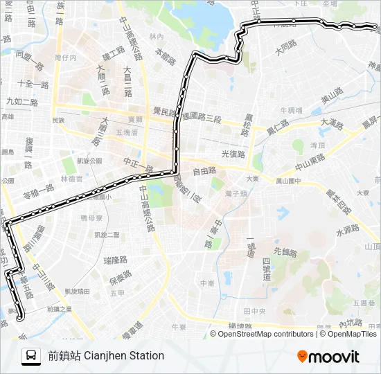 70D三多幹線(延駛仁美) Bus Line Map
