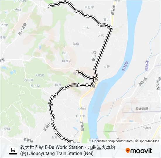 大樹線 Bus Line Map
