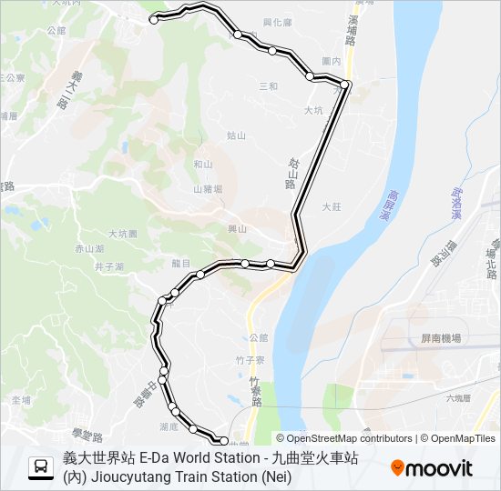 大樹線 bus Line Map
