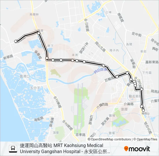 永安線 Bus Line Map