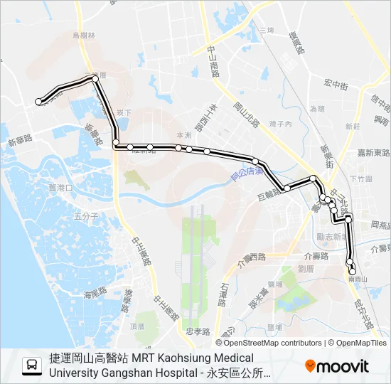 永安線 Bus Line Map