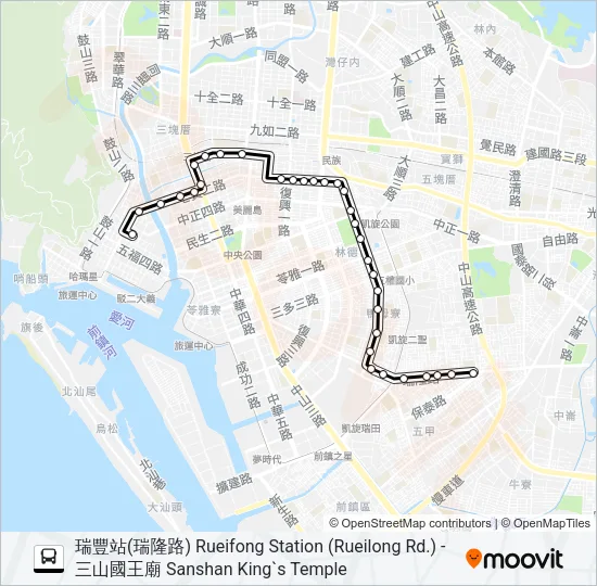 82公車式小黃 Bus Line Map