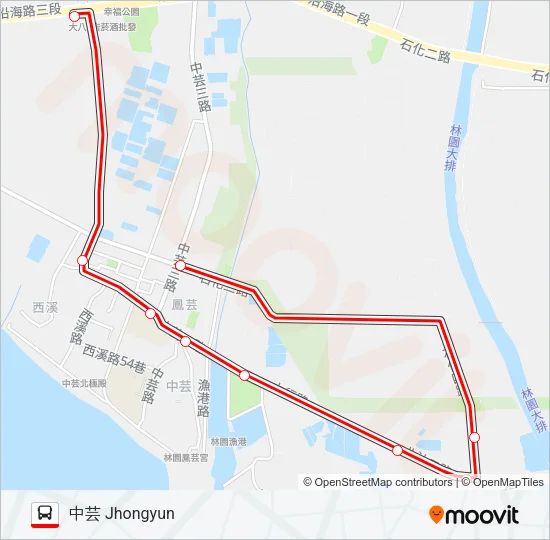 巴士紅3的線路圖
