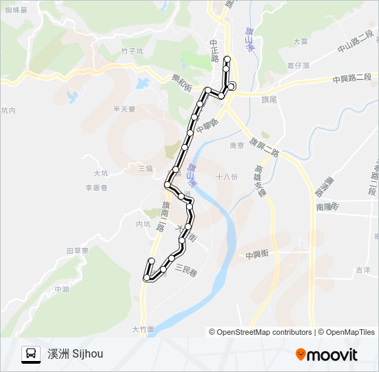 H21 bus Line Map