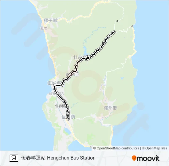 巴士302的線路圖