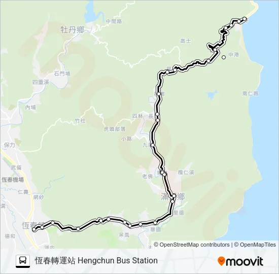 巴士304的線路圖