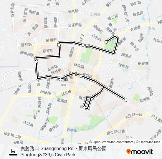 巴士506的線路圖