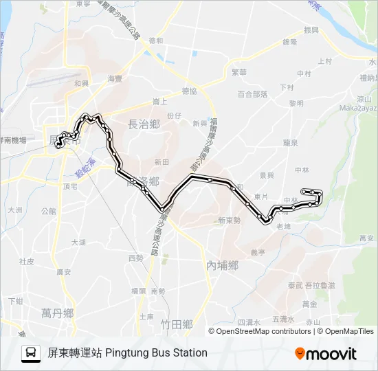 巴士509的線路圖