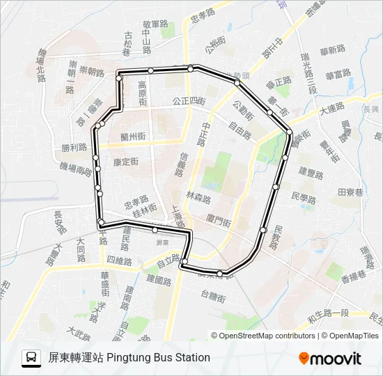 巴士513的線路圖