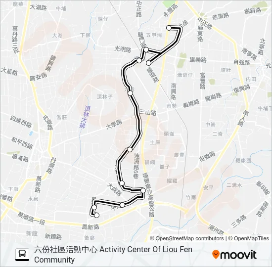 517 Bus Line Map
