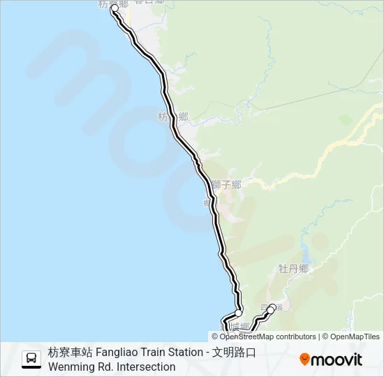 巴士518的線路圖